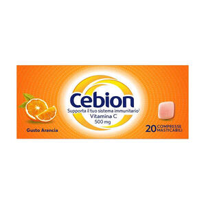 Cebion - Masticabile arancia vitamina c 500 mg 20 compresse