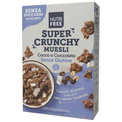 Nutrifree - Super crunchy muesli cocco e cioccolato senza zuccheri aggiunti 300 g
