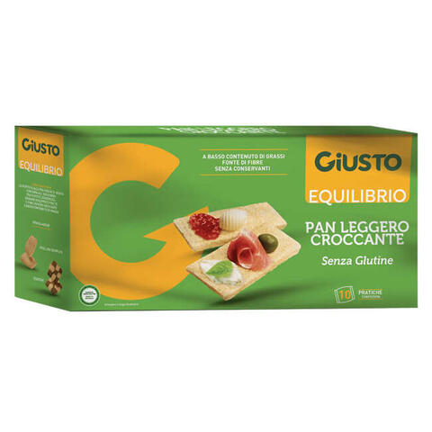 Giusto - Equilibrio senza glutine pan leggero croccante 250 g