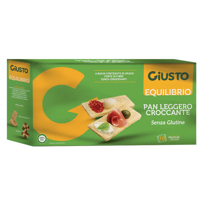 Giusto - Equilibrio senza glutine pan leggero croccante 250 g