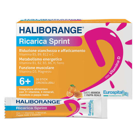 Haliborange - Ricarica sprint 20 stick pack 2 g
