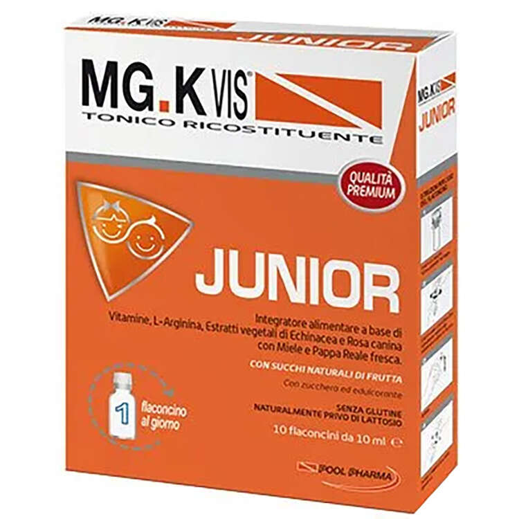 Pool pharma - Mgk vis tonico ricostituente junior 10 flaconcini da 10 ml