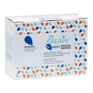 Nasir - Doccia nasale con soluzione fisiologica isotonica 6 sacche 500 ml + 1 blister