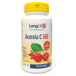 Longlife - Acerola c500 arancia 30 compresse masticabili