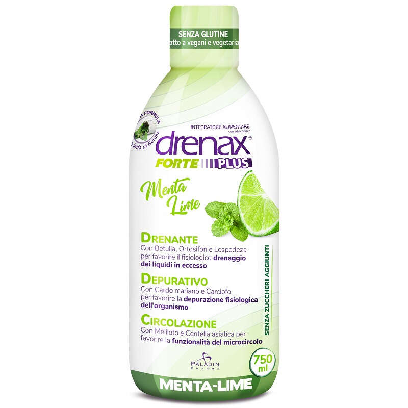 Drenax - Forte plus menta/lime 750 ml