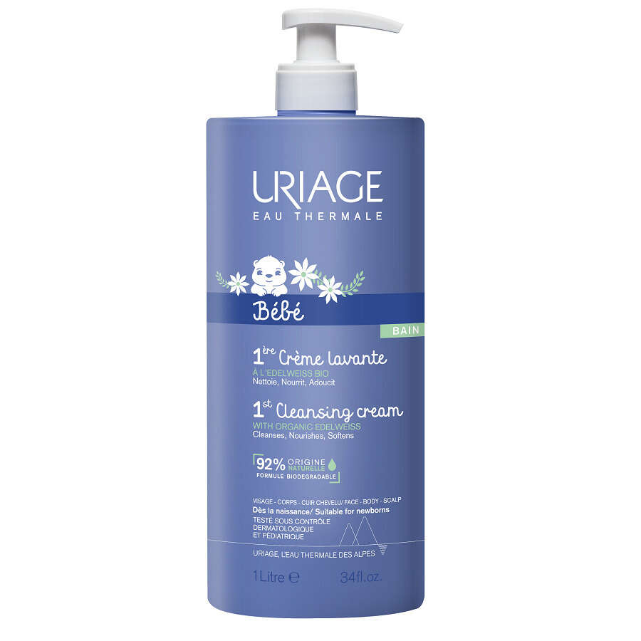Uriage - Eau thermale bebe creme lavante 1 litro