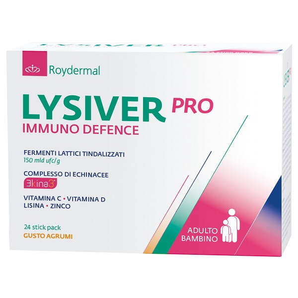 Lysiver pro - Immuno defence 24 stick pack da 3 g