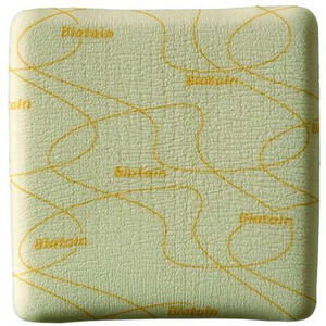 Biatain - Medicazione  ibu in schiuma di poliuretano non adesiva a rilascio di ibuprofene 10x10 cm 5 pezzi