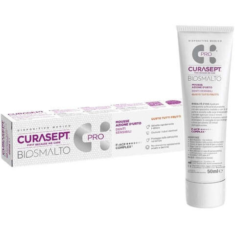 Curasept - Biosmalto mousse denti sensibili 50 ml