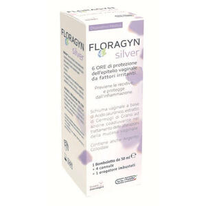 Floragyn - Silver schiuma vaginale con argento colloidale 50 ml