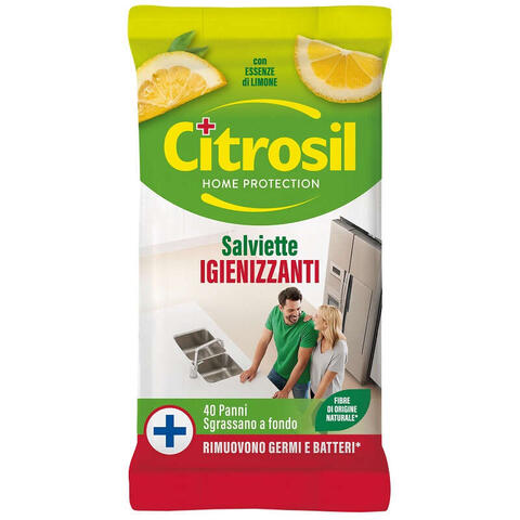 Citrosil - Salviette igienizzanti limone 40 pezzi