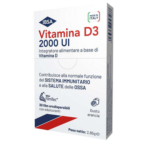Ibsa - Vitamina d3  2000 ui 30 film orodispersibili