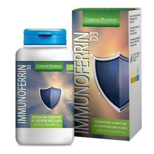 Farmac - Immunoferrin d3 60 compresse orosolubili