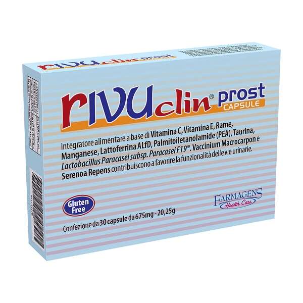 Rivuclin prost - 30 capsule 675 mg senza glutine
