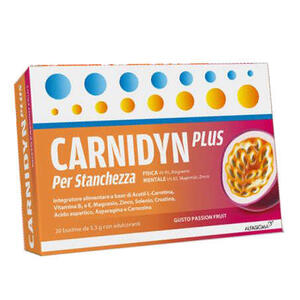 Carnidyn - Plus 20 bustine da 5,3 g gusto passion fruit