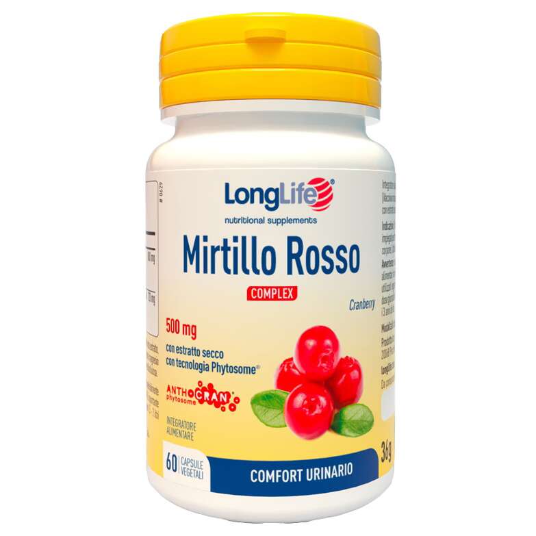Longlife - Mirtillo rosso complex 60 capsule vegetali