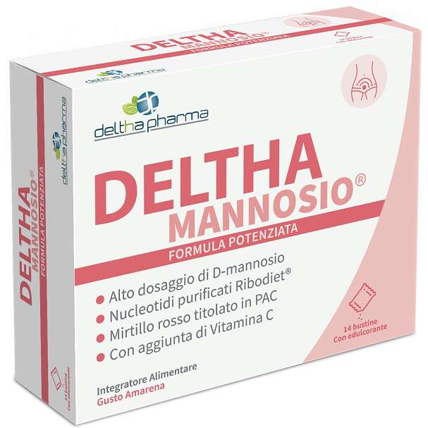 Deltha mannosio - 14 bustine amarena senza glutine e lattosio