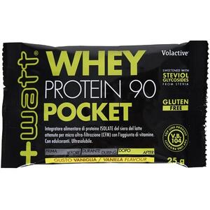 + WATT SRL - WHEY PROTEIN 90 POCKET VANIGLIA 25 G