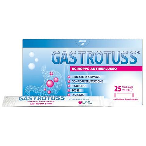 Gastrotuss sciroppo antireflusso - 25 pezzi da 20 ml