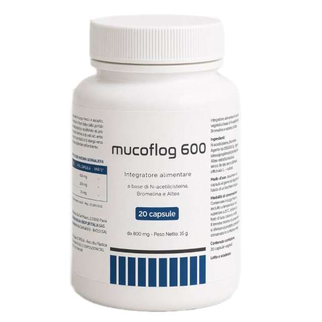 Mucoflog 600 - 20 capsule 800 mg