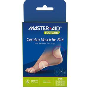 Master aid - Cerotto vesciche footcare mix 6 pezzi