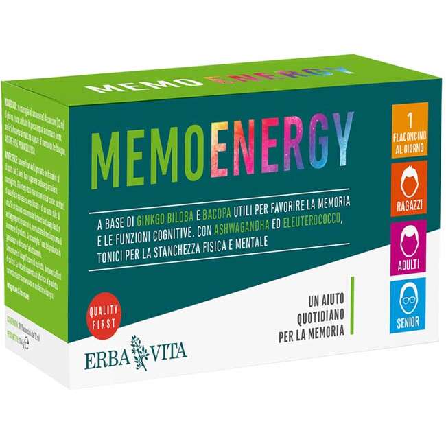 Erba vita - Memo energy 10 flaconcini