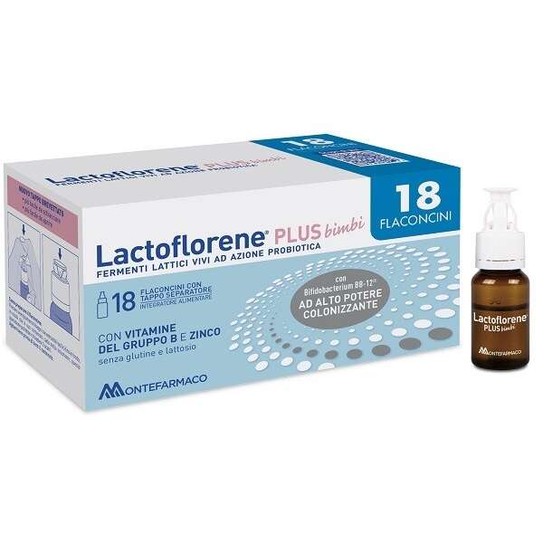 Montefarmaco OTC - Lactoflorene Plus Bimbi - 18 Flaconi