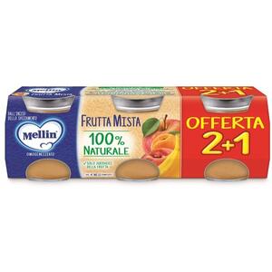 MELLIN - OMOGENEIZZATO FRUTTA MISTA 3 PEZZI DA 100 G