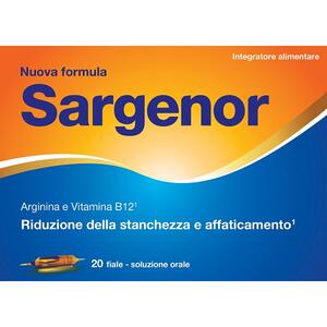 Sargenor - 20 fiale da 5 ml nuova formulazione
