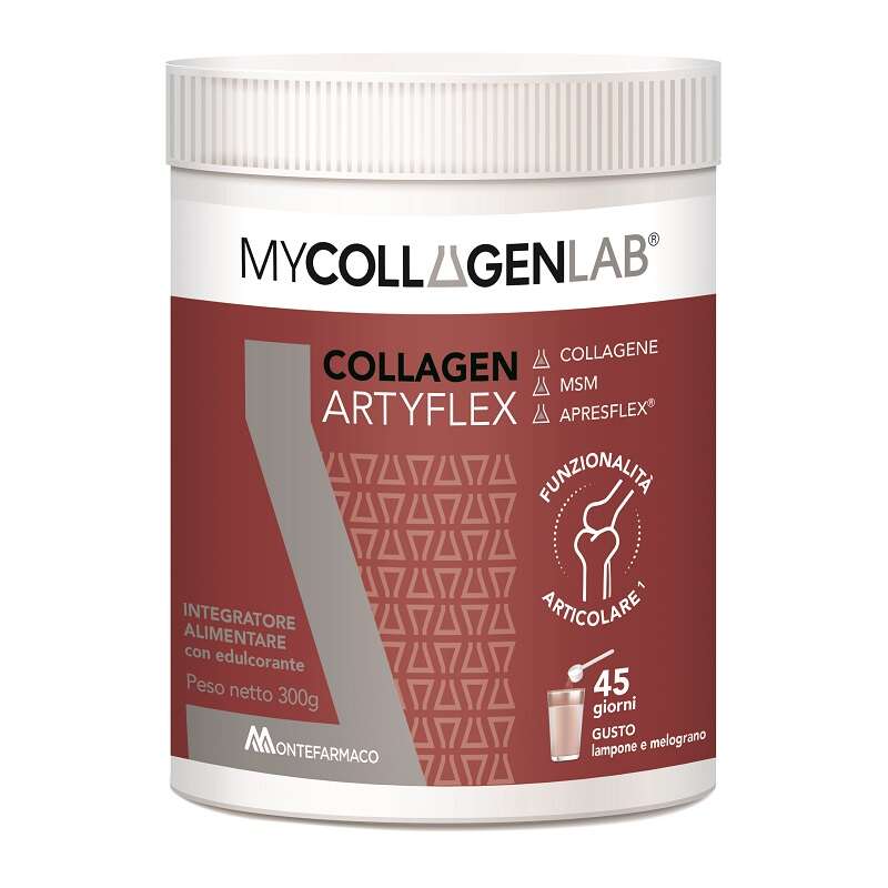 Mycollagenlab collagen artyflex - 300 g lampone e melograno con edulcorante