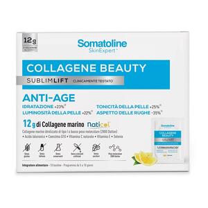 Somatoline collagene beauty sublimlift - 10 bustine gusto limone senza glutine senza lattosio