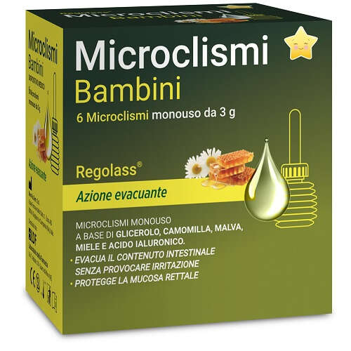 Laboratorio della farmacia - Microclismi bambini  3 g 6 pezzi