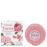 3 ROSA SAPONE PROFUMATO 100 G