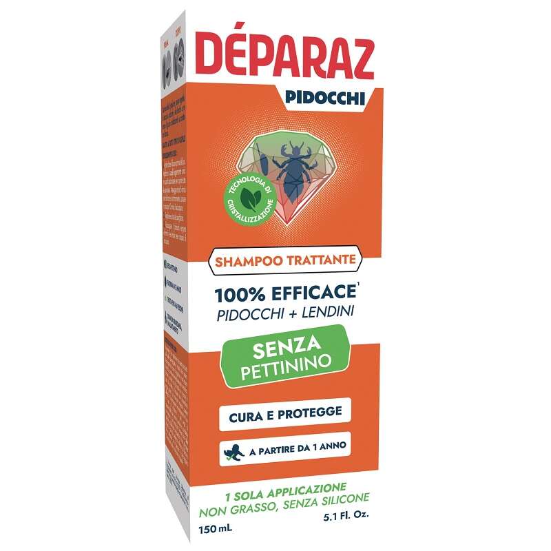 DÉparaz shampoo trattante anti pidocchi - Deparaz shampoo trattante anti pidocchio 150 ml