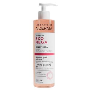 A-derma - Exomega viso gel-detergente lenitivo 200 ml