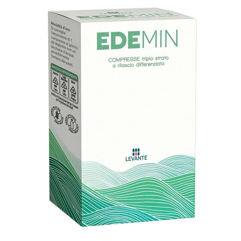Levante - Edemin 30 compresse triplo strato senza glutine senza lattosio