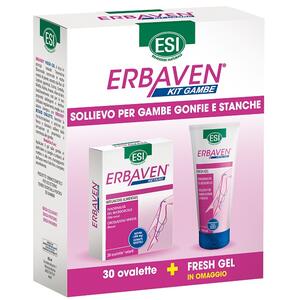Diurerbe - Esi kit erbaven 30 ovalette + erbaven fresh gel 100 ml omaggio