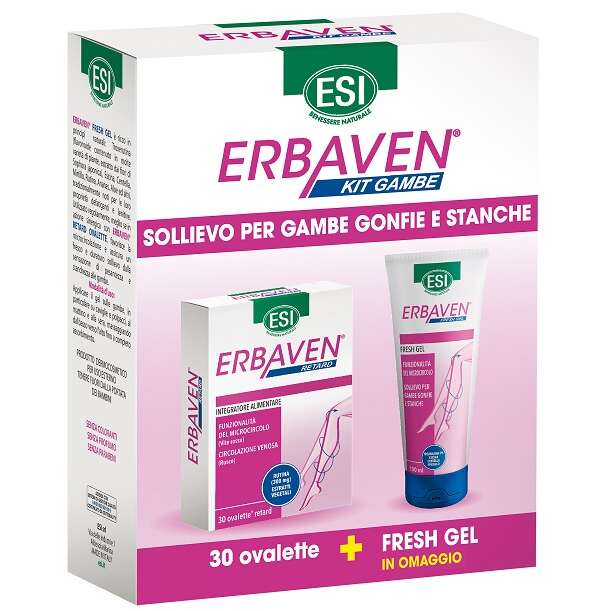 Diurerbe - Esi kit erbaven 30 ovalette + erbaven fresh gel 100 ml omaggio