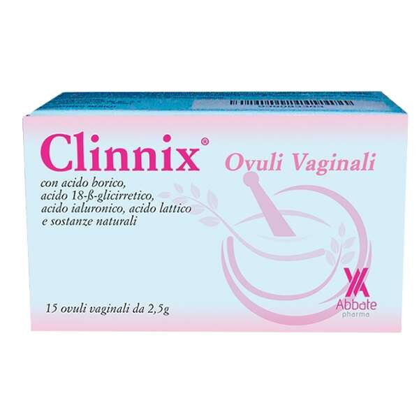 Clinnix - 15 ovuli vaginali da 2,5 g