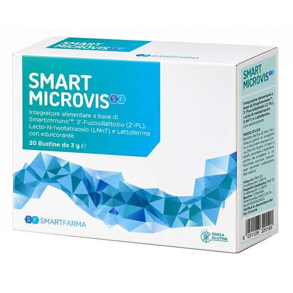 Smart microvis - Smartfarma 20 bustine da 3 g con edulcorante