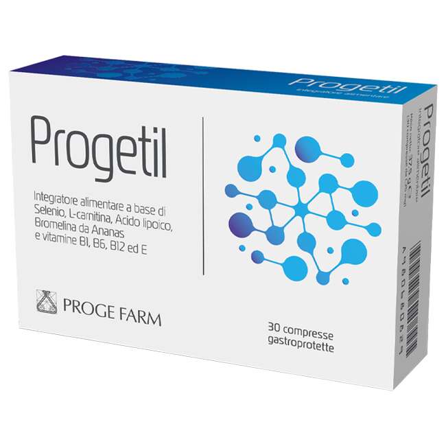Proge farm - Progetil 30 compresse gastroprotette 1,25 mg senza glutine naturalmente privo di lattosio