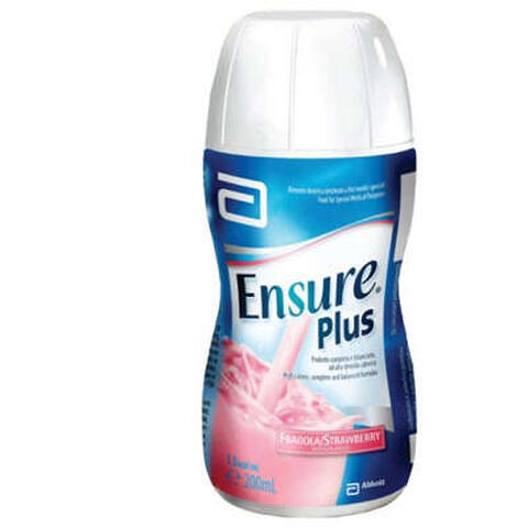 Ensure - Plus fragola 4 bottigle da 200 ml
