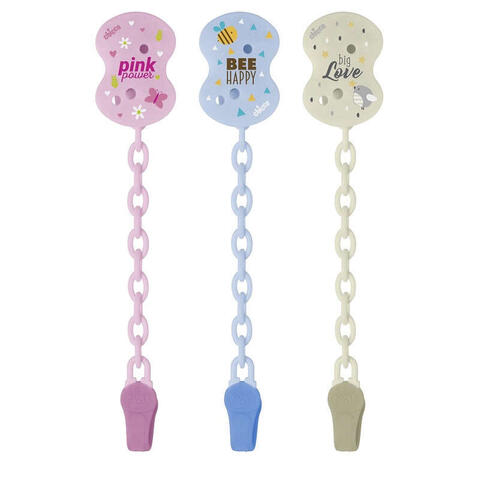 Chicco - Clip con catenella mixed colors new 2020
