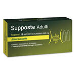 Supposte adulti glicerolo 2500 mg  18 pezzi