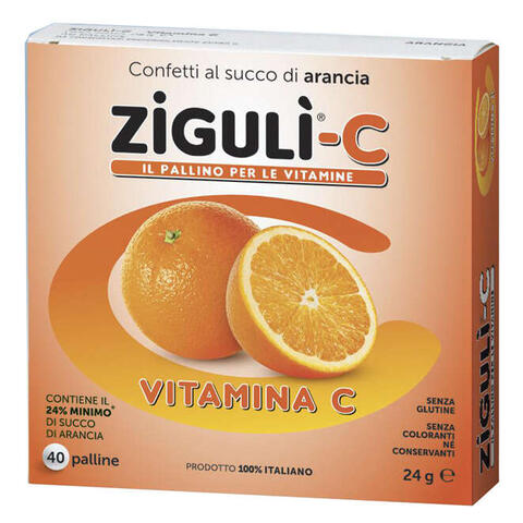 Ziguli' - Ziguli c arancia 40 confetti 24 g