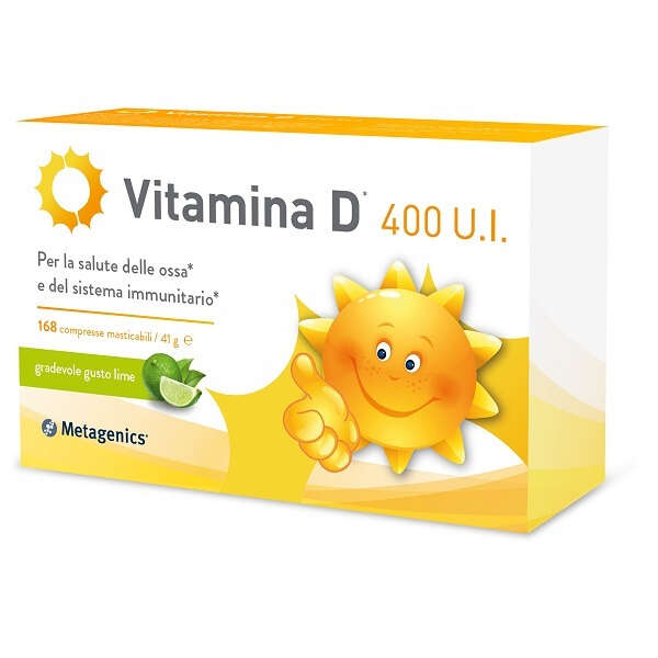 Metagenics - Vitamina d 400 ui 168 compresse