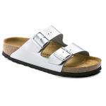 Arizona birko-flor  silver - Birkenstock arizona silver birko flor 41