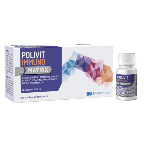 Smart farma - Polivit immuno matrix 10 flaconcini da 10 ml