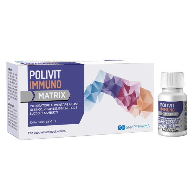 Smart farma - Polivit immuno matrix 10 flaconcini da 10 ml