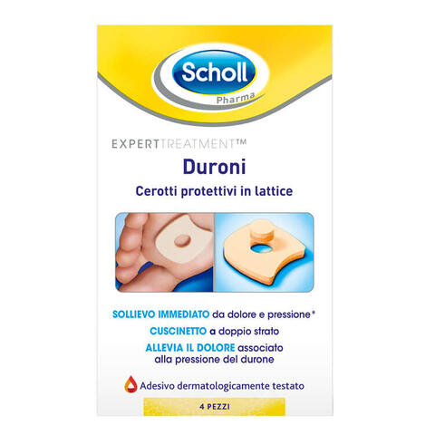 Scholl's - Cerotto protettivo per duroni scholl in lattice 4 pezzi